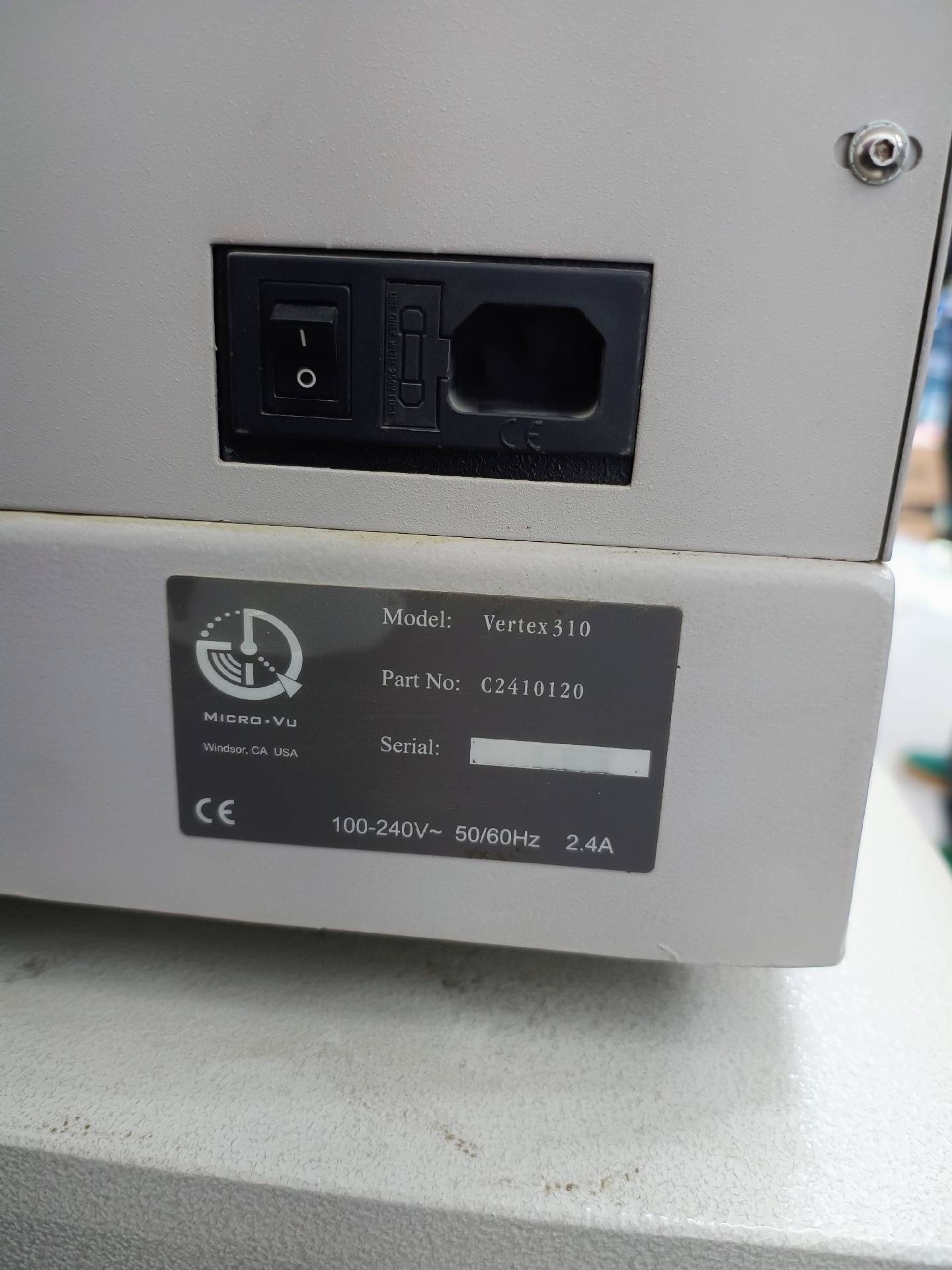 Photo Used MICRO VU Vertex 310 For Sale