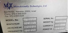 Photo Used MICROASSEMBLY TECHNOLOGIES / MAT 6400 For Sale