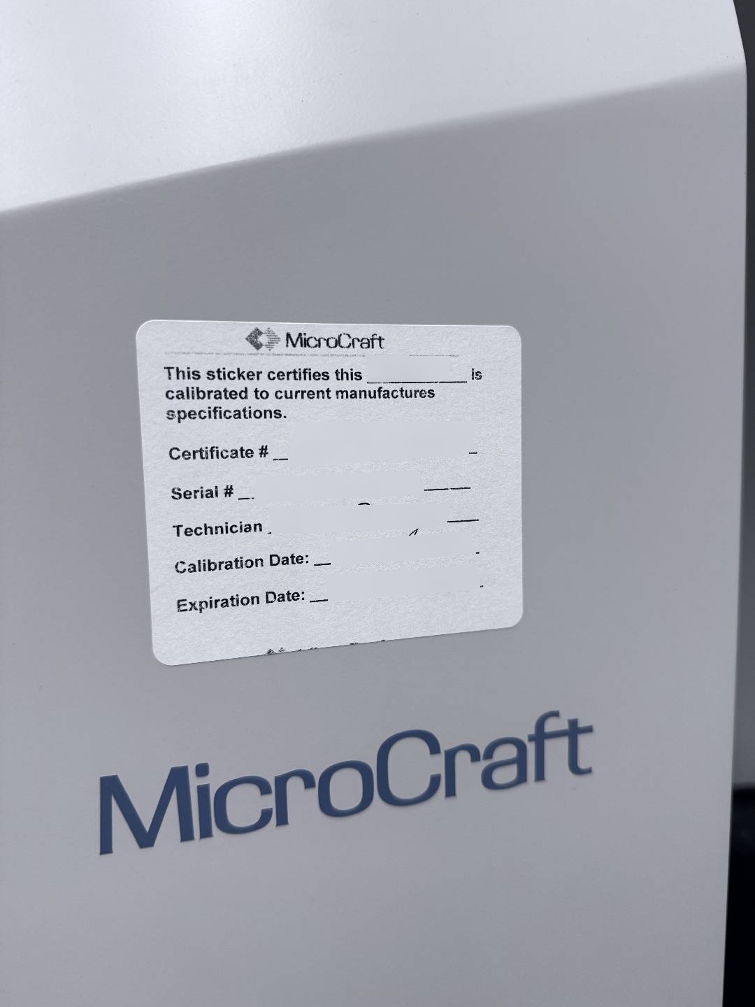 Photo Used MICROCRAFT / EMMA E4H6151 For Sale