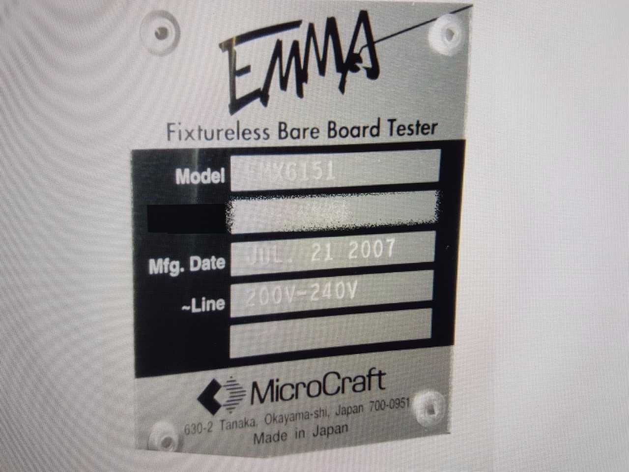 圖為 已使用的 MICROCRAFT EMMA MX-6151 待售