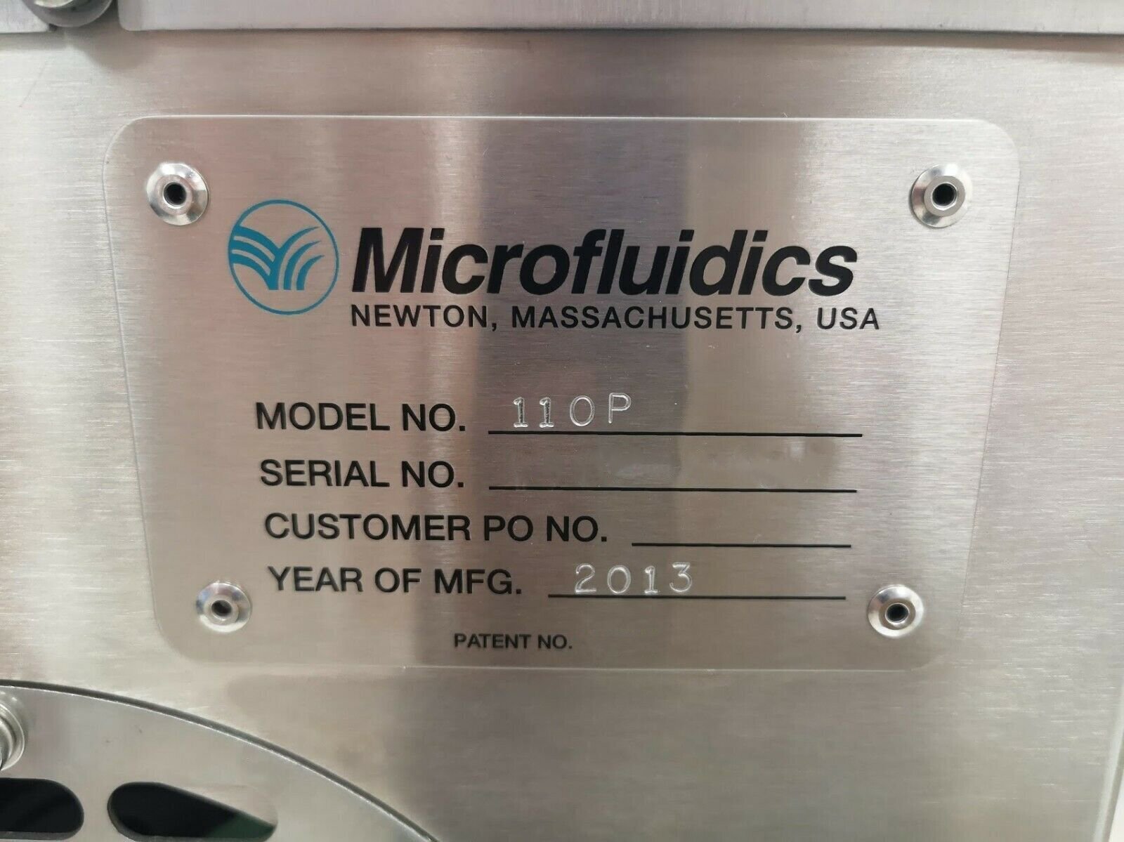 Photo Used MICROFLUIDICS M-110P For Sale