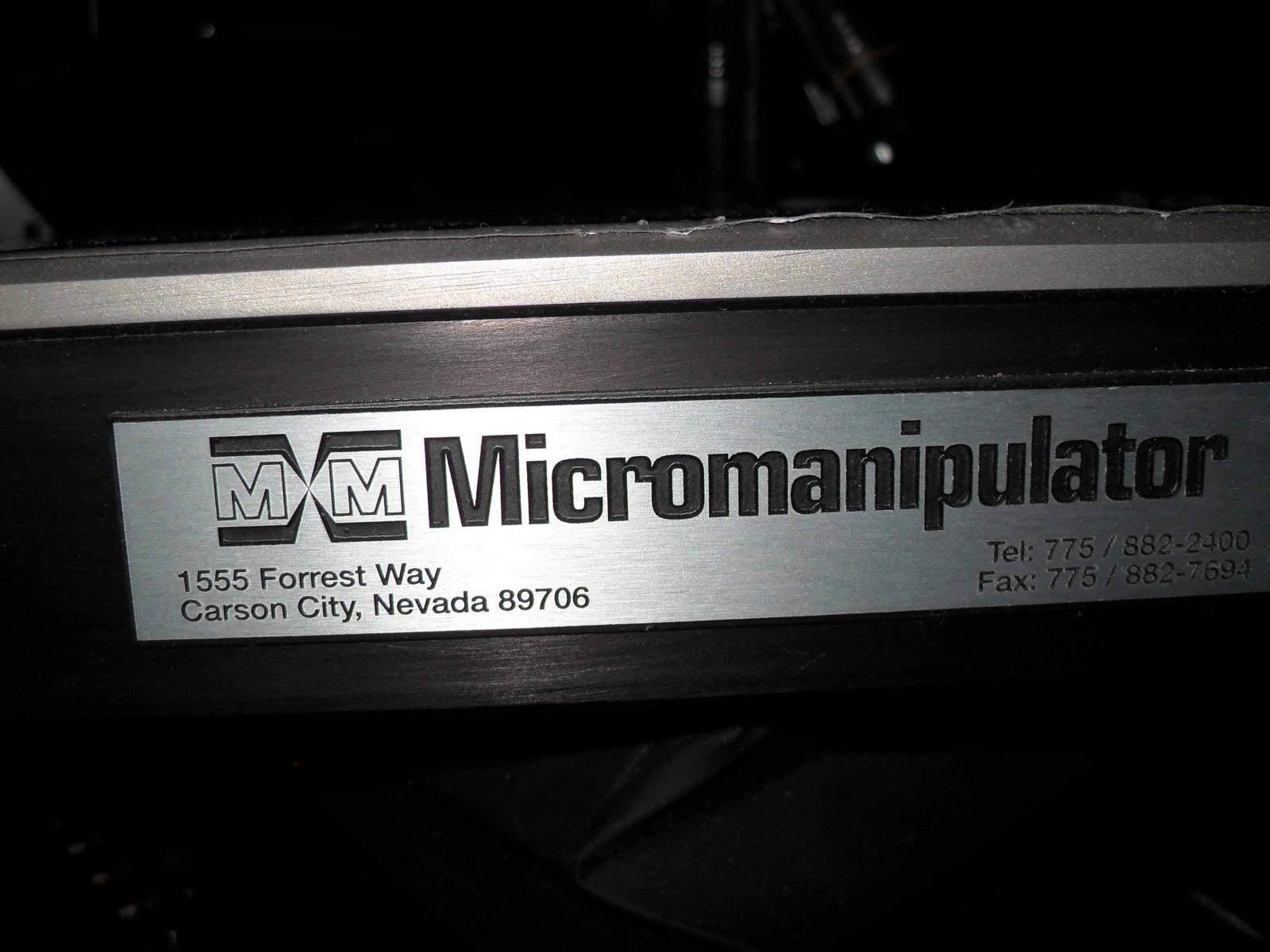 Photo Used MICROMANIPULATOR 8860 For Sale