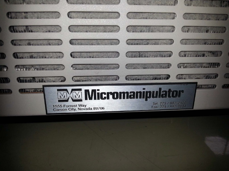 圖為 已使用的 MICROMANIPULATOR MM 9920 待售