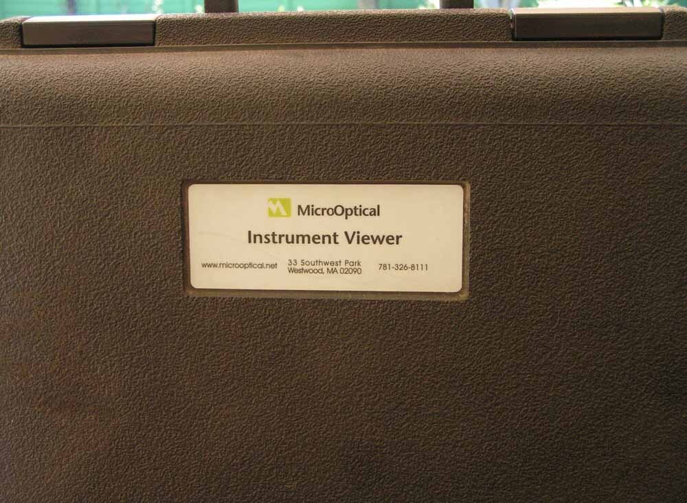 图为 已使用的 MICROOPTICAL Instrument Viewer 待售