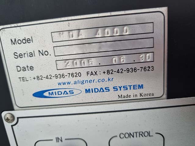 사진 사용됨 MIDAS MDA-4000 판매용