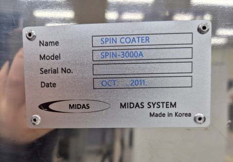 フォト（写真） 使用される MIDAS SPIN-3000A 販売のために
