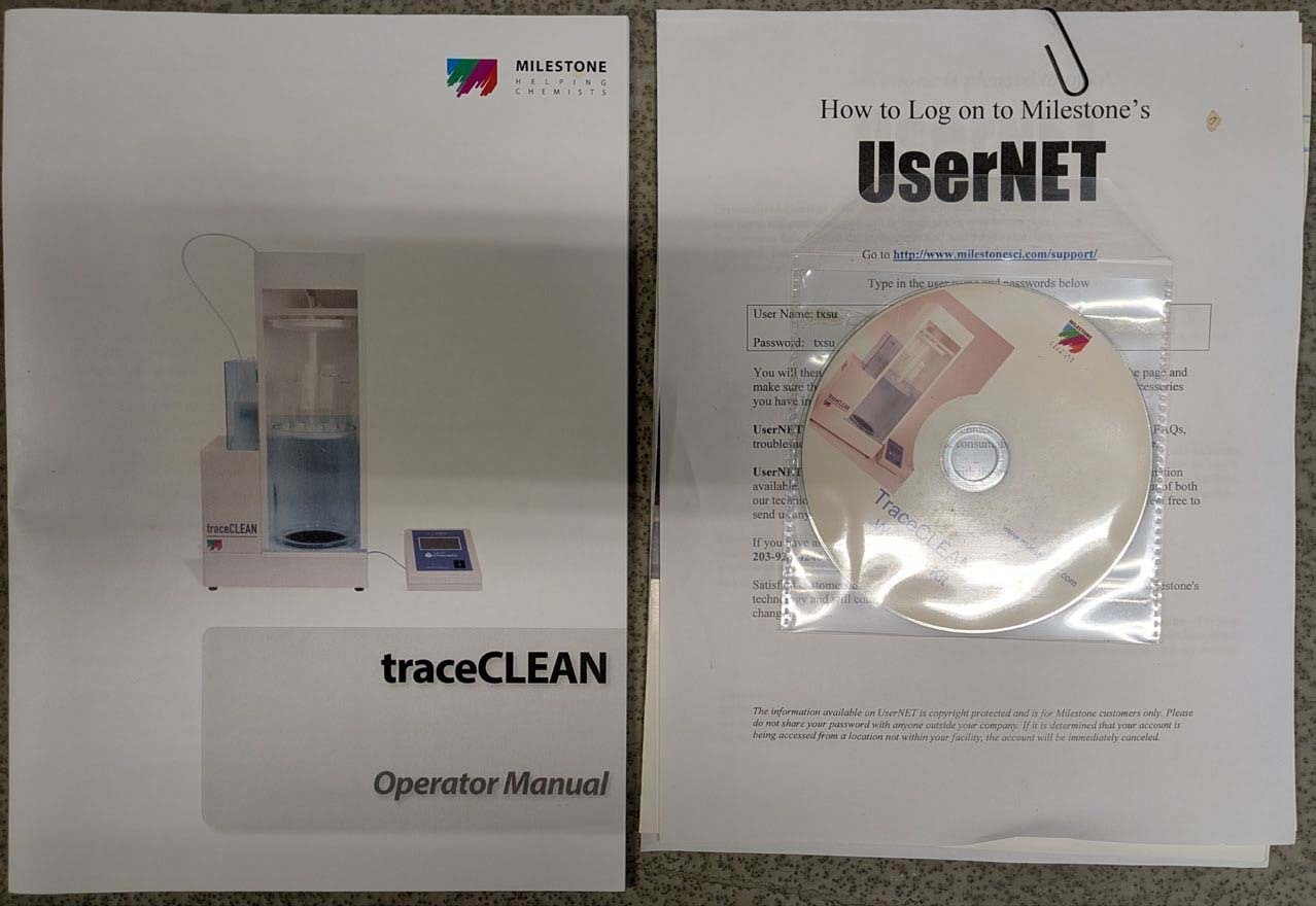 사진 사용됨 MILESTONE TraceClean 판매용