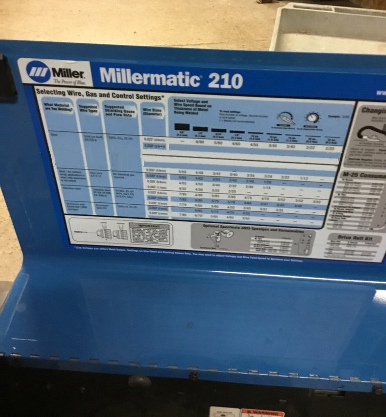 图为 已使用的 MILLERMATIC 210 待售