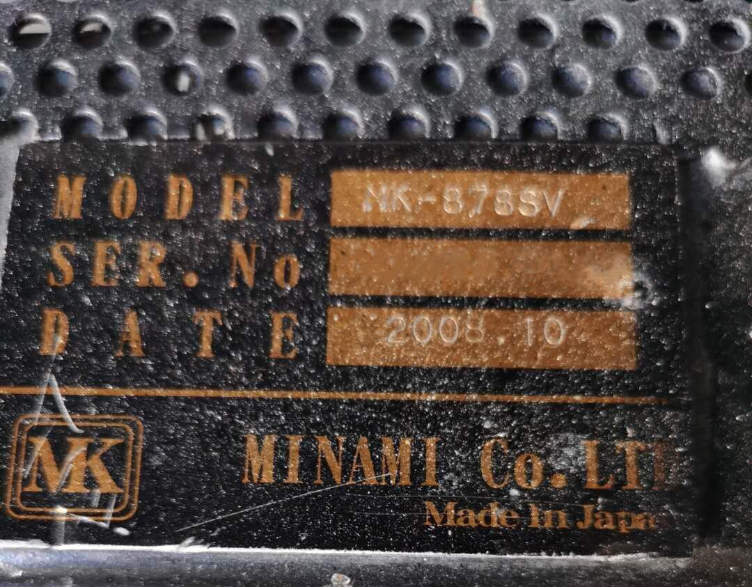 图为 已使用的 MINAMI MK-878-SV 待售