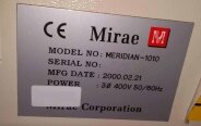フォト（写真） 使用される MIRAE / QUAD Meridian 1010 販売のために