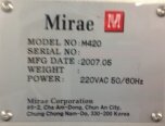 圖為 已使用的 MIRAE M 420 待售