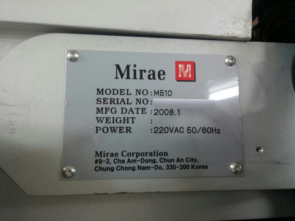 フォト（写真） 使用される MIRAE M 510 販売のために
