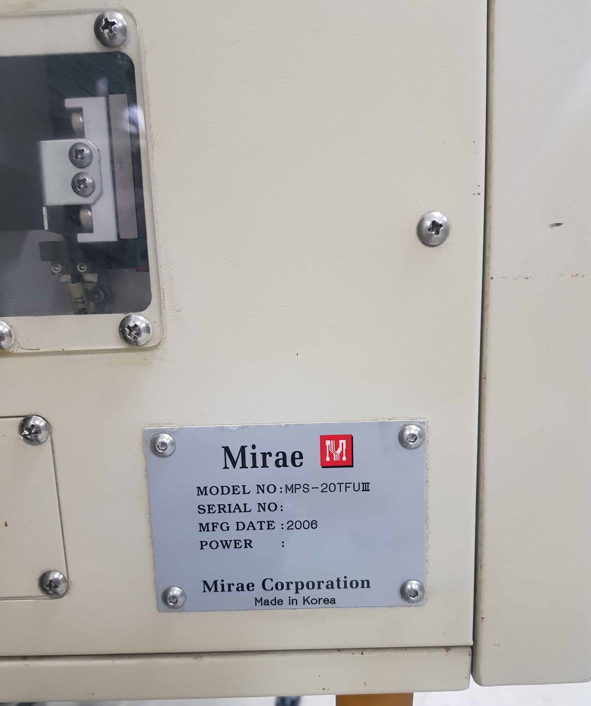 Photo Used MIRAE MPS-1025PC For Sale