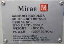 圖為 已使用的 MIRAE MR5500 待售