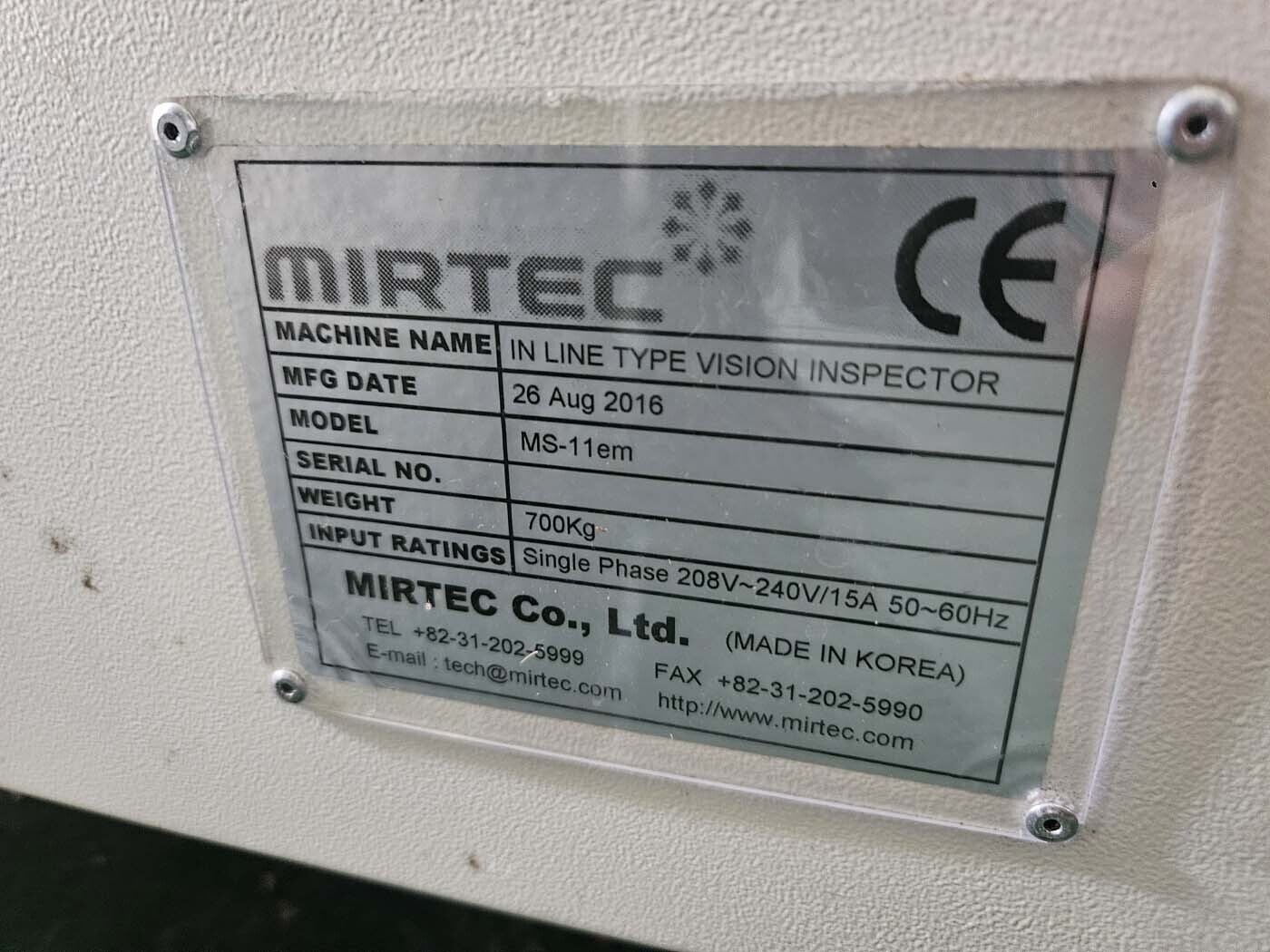 圖為 已使用的 MIRTEC MS-11E 待售