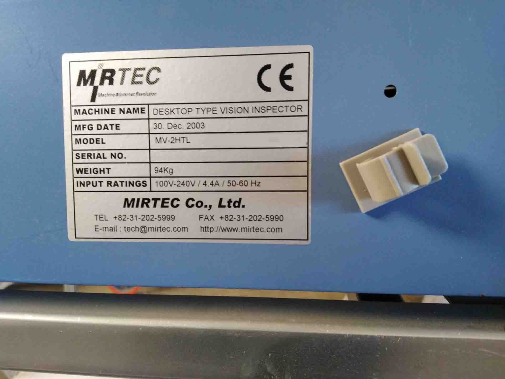 사진 사용됨 MIRTEC MV-2HTL 판매용