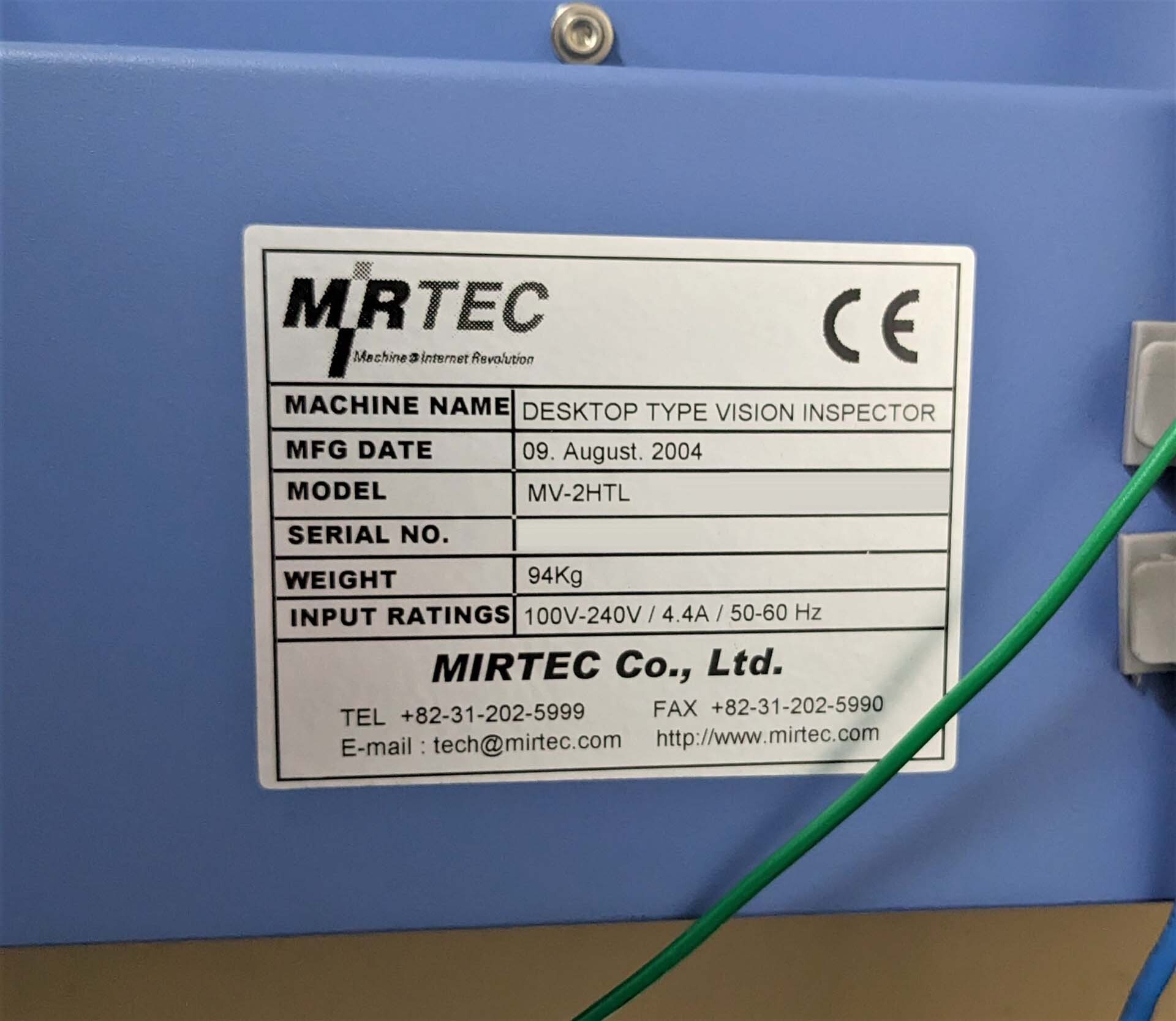 图为 已使用的 MIRTEC MV-2HTL 待售