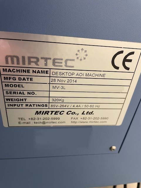 フォト（写真） 使用される MIRTEC MV-3L 販売のために