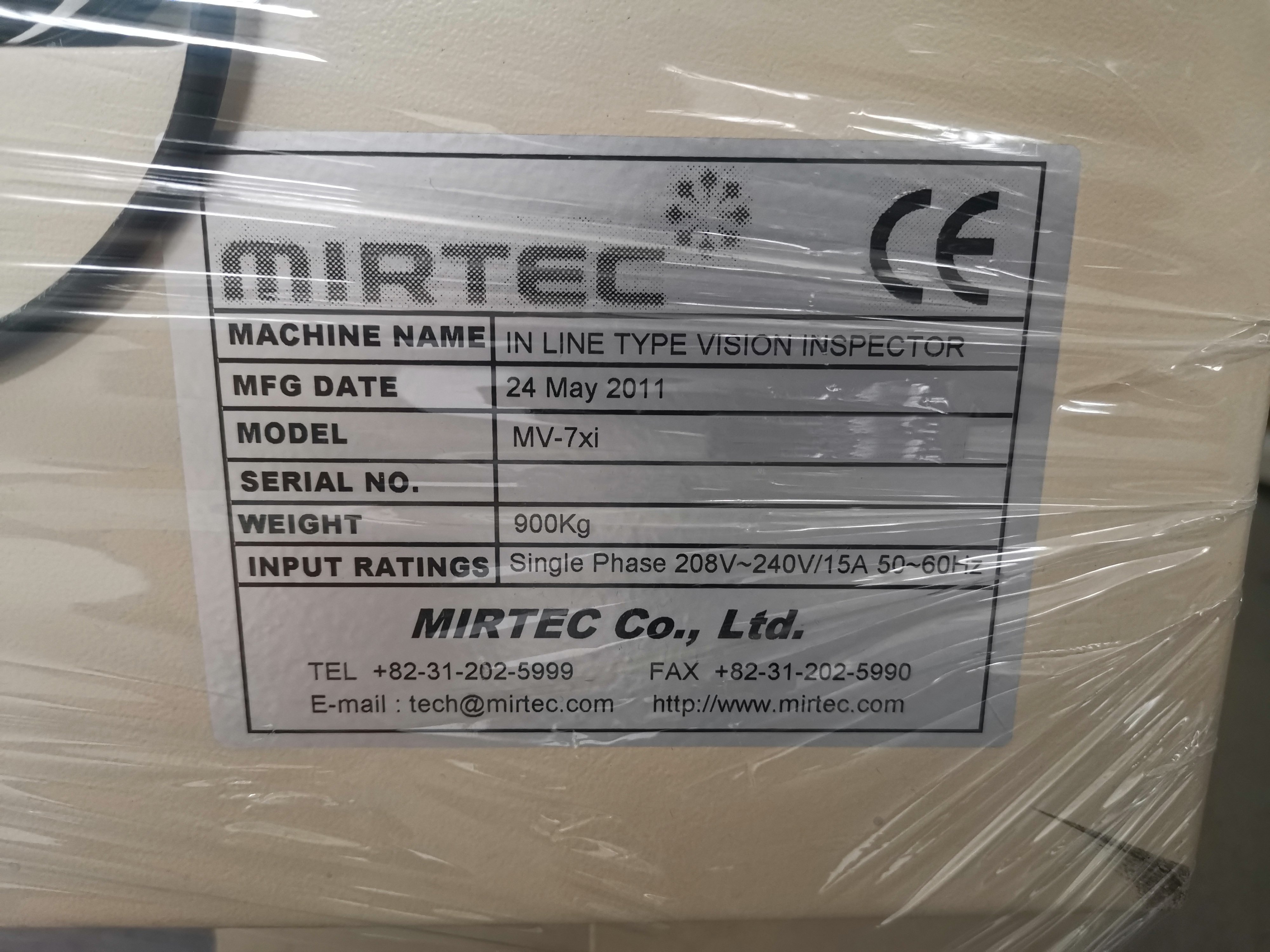 사진 사용됨 MIRTEC MV-7Xi 판매용