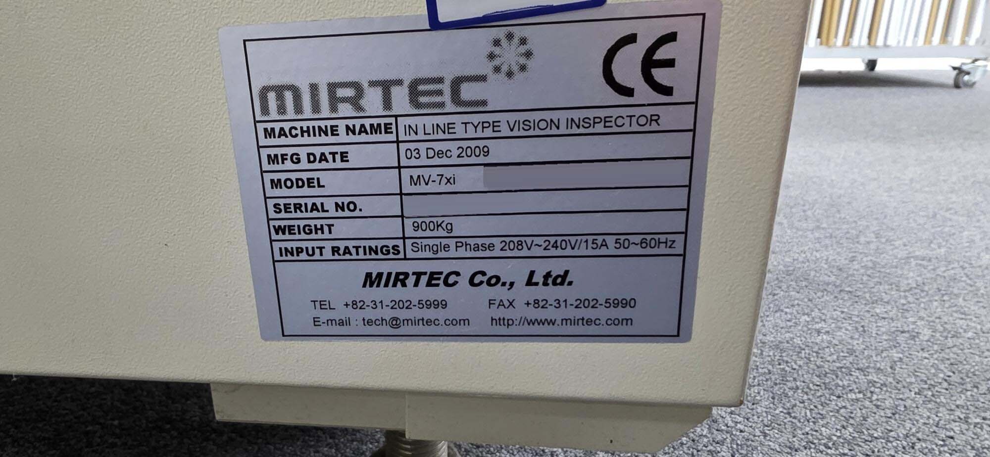 图为 已使用的 MIRTEC MV-7Xi 待售