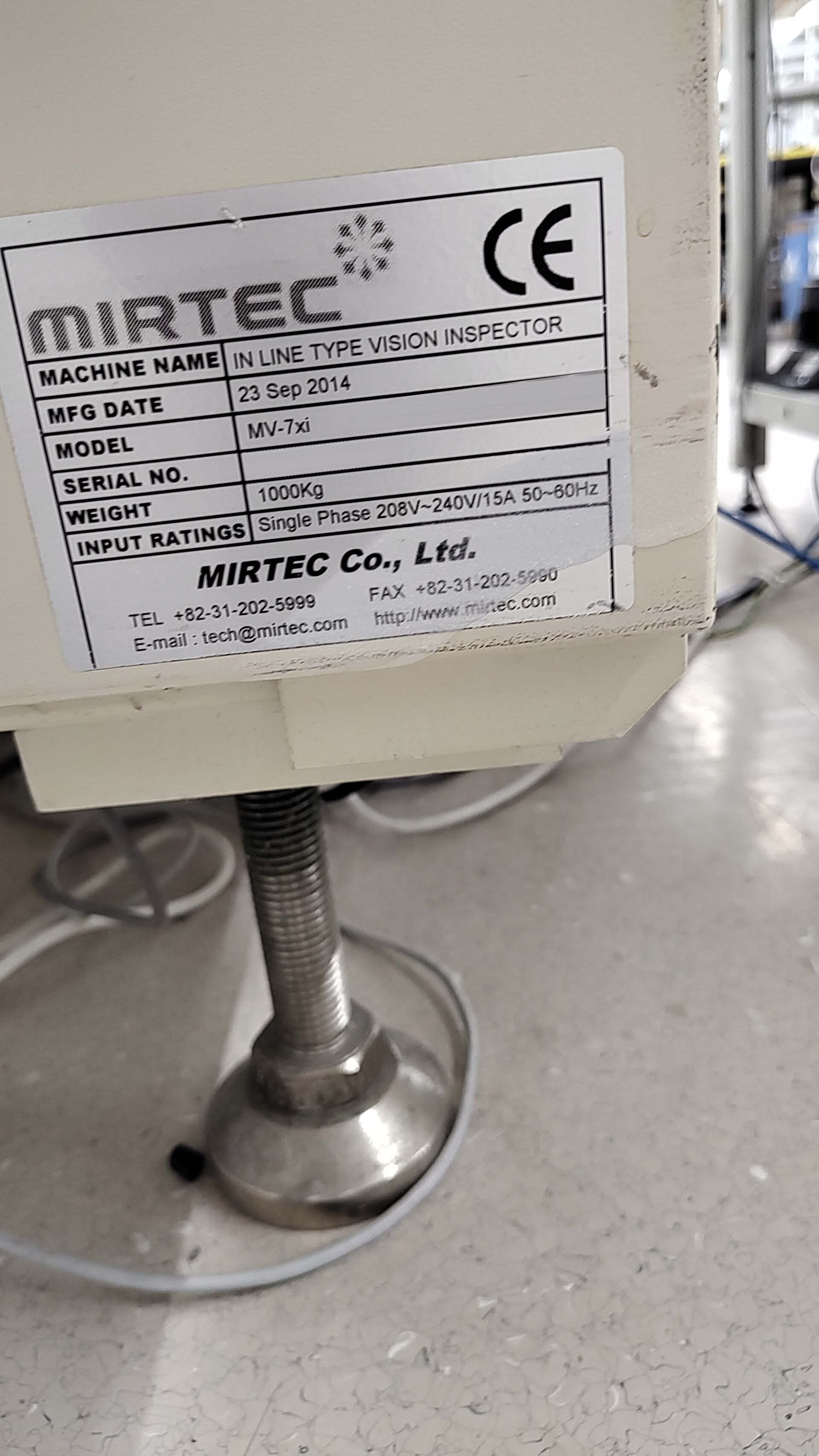 Foto Verwendet MIRTEC MV-7Xi Zum Verkauf