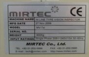 图为 已使用的 MIRTEC MV-7Xi 待售