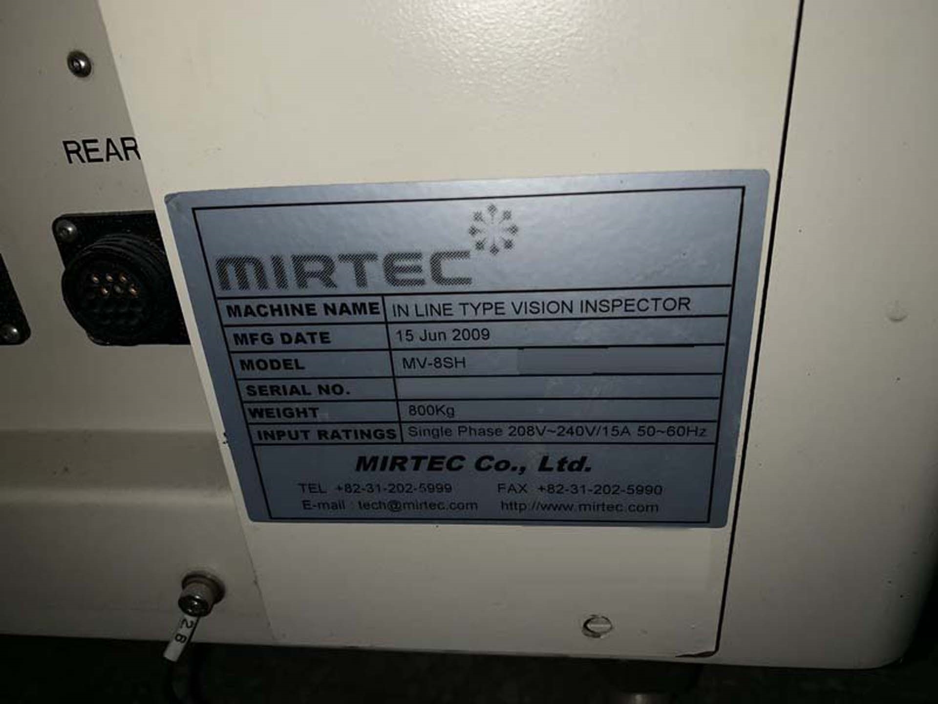 圖為 已使用的 MIRTEC MV-8SH 待售