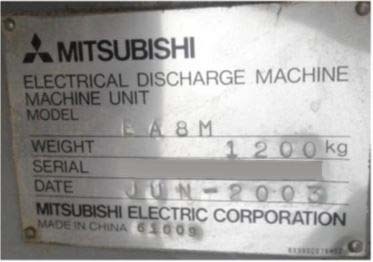 Photo Used MITSUBISHI EA8M For Sale