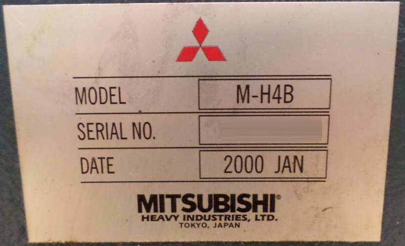 圖為 已使用的 MITSUBISHI M-H4B 待售