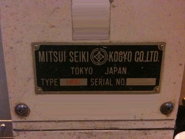 Photo Used MITSUI SEIKI JIDIC-H6C For Sale