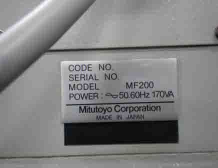 Photo Used MITSUTOYO MF200 For Sale