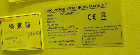 圖為 已使用的 MITUTOYO QV-X606P1L-C 待售