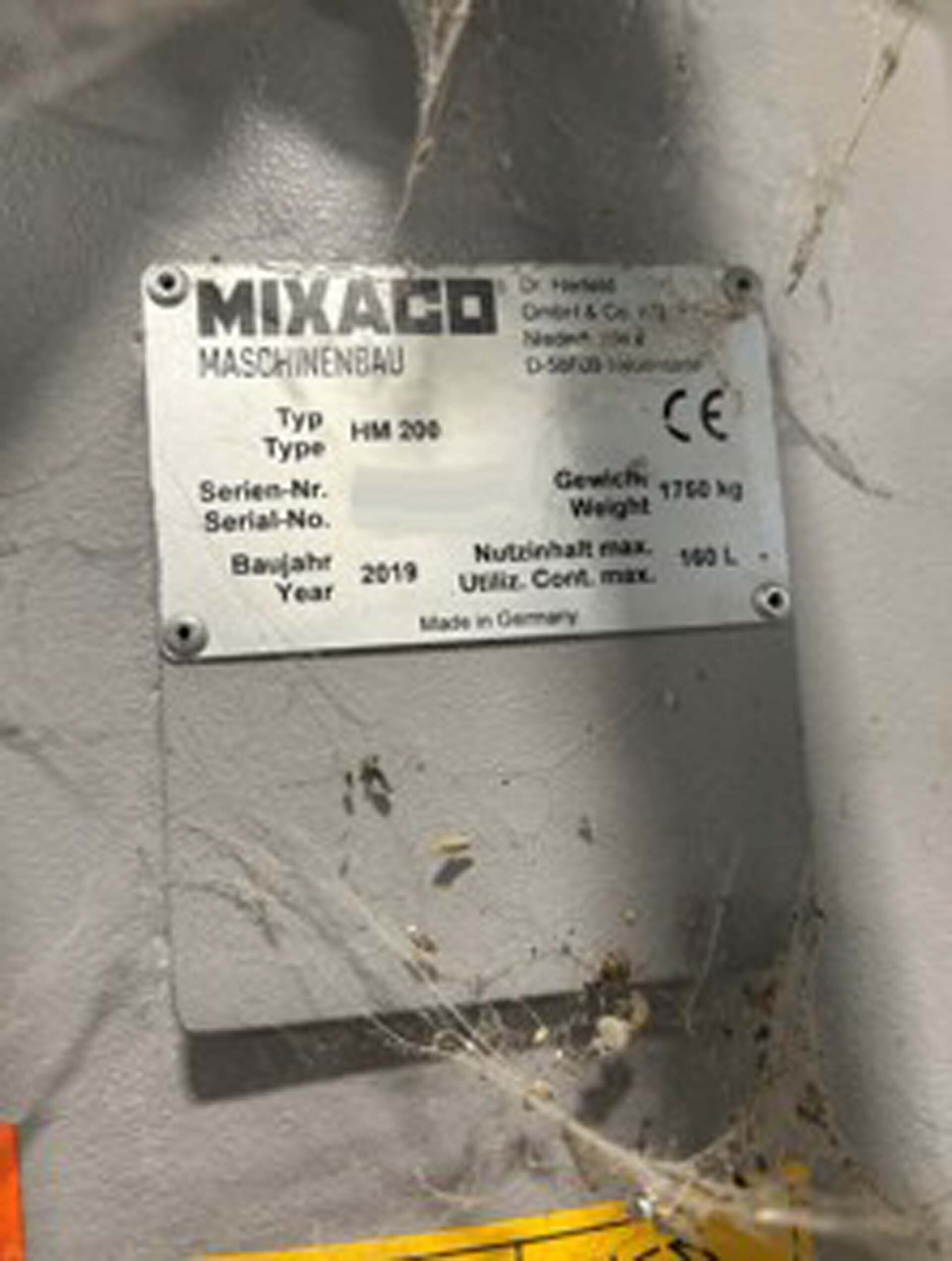 圖為 已使用的 MIXACO HM-200 待售