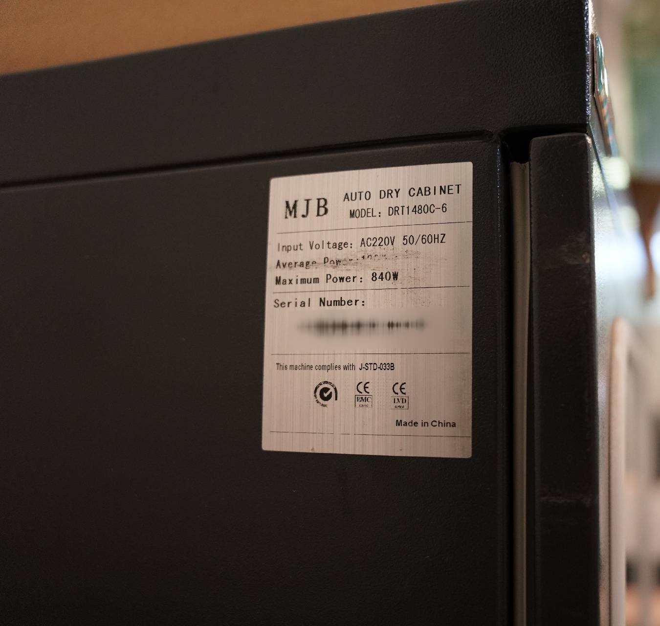 Foto Verwendet MJB DRT1480C-6 Zum Verkauf
