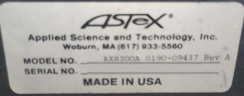 圖為 已使用的 MKS / ASTEX AX 8200 待售