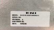Photo Used MKS / ENI DCG-100 For Sale