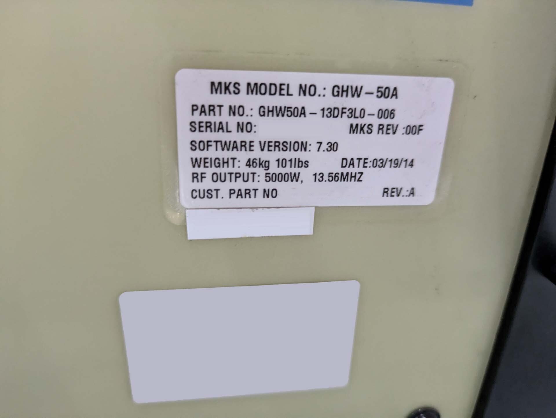 フォト（写真） 使用される MKS / ENI GHW-50A 販売のために