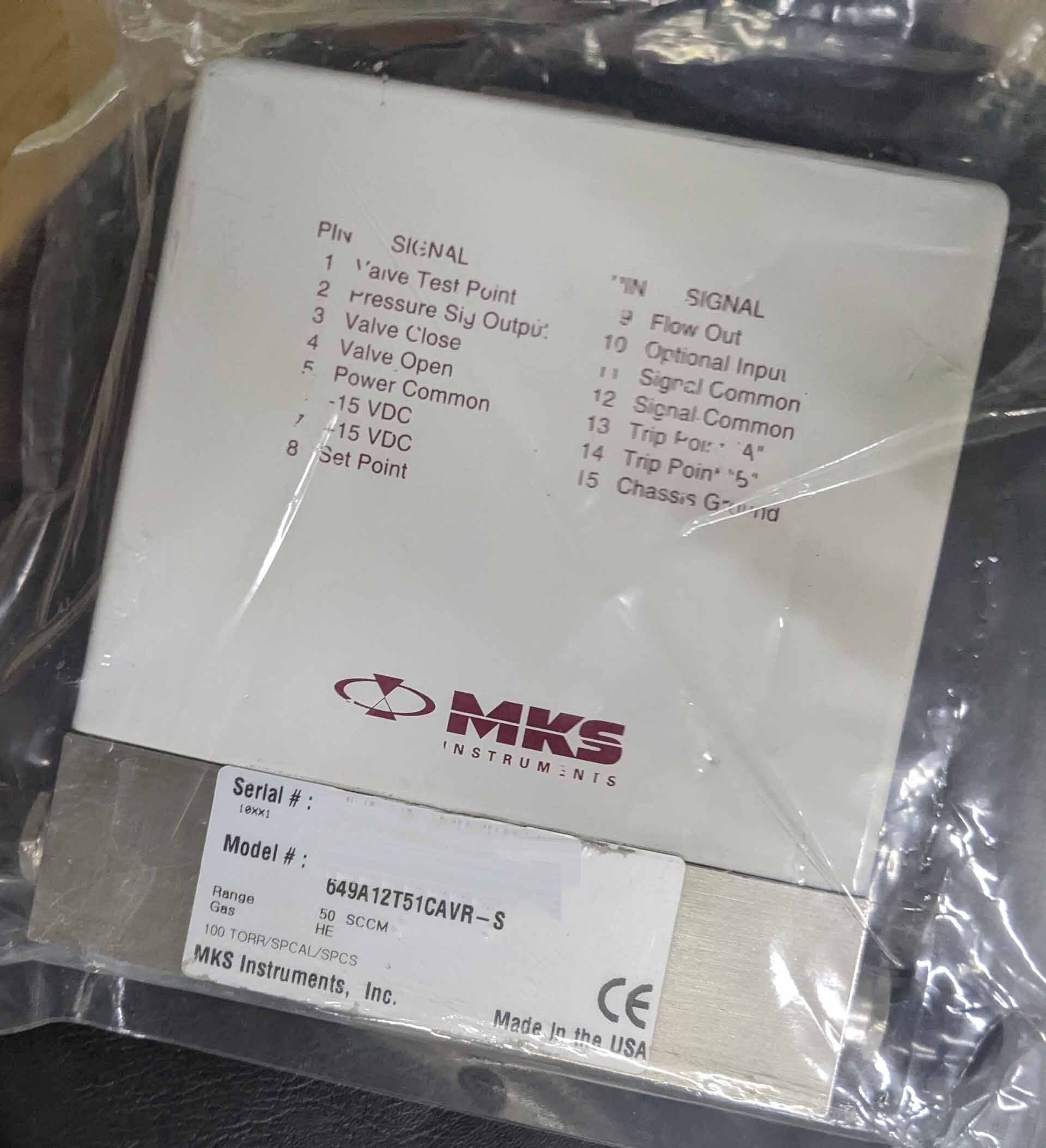 Photo Used MKS 649 For Sale