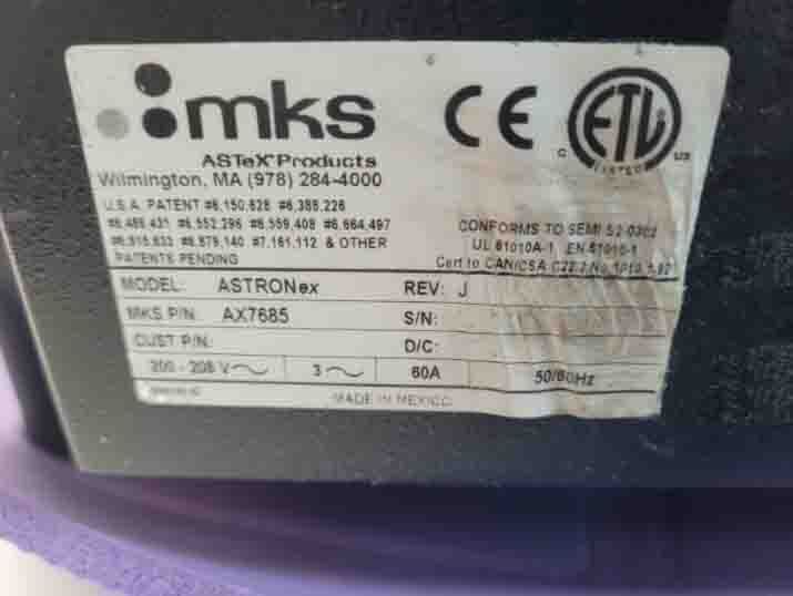 Photo Used MKS Astron ex For Sale