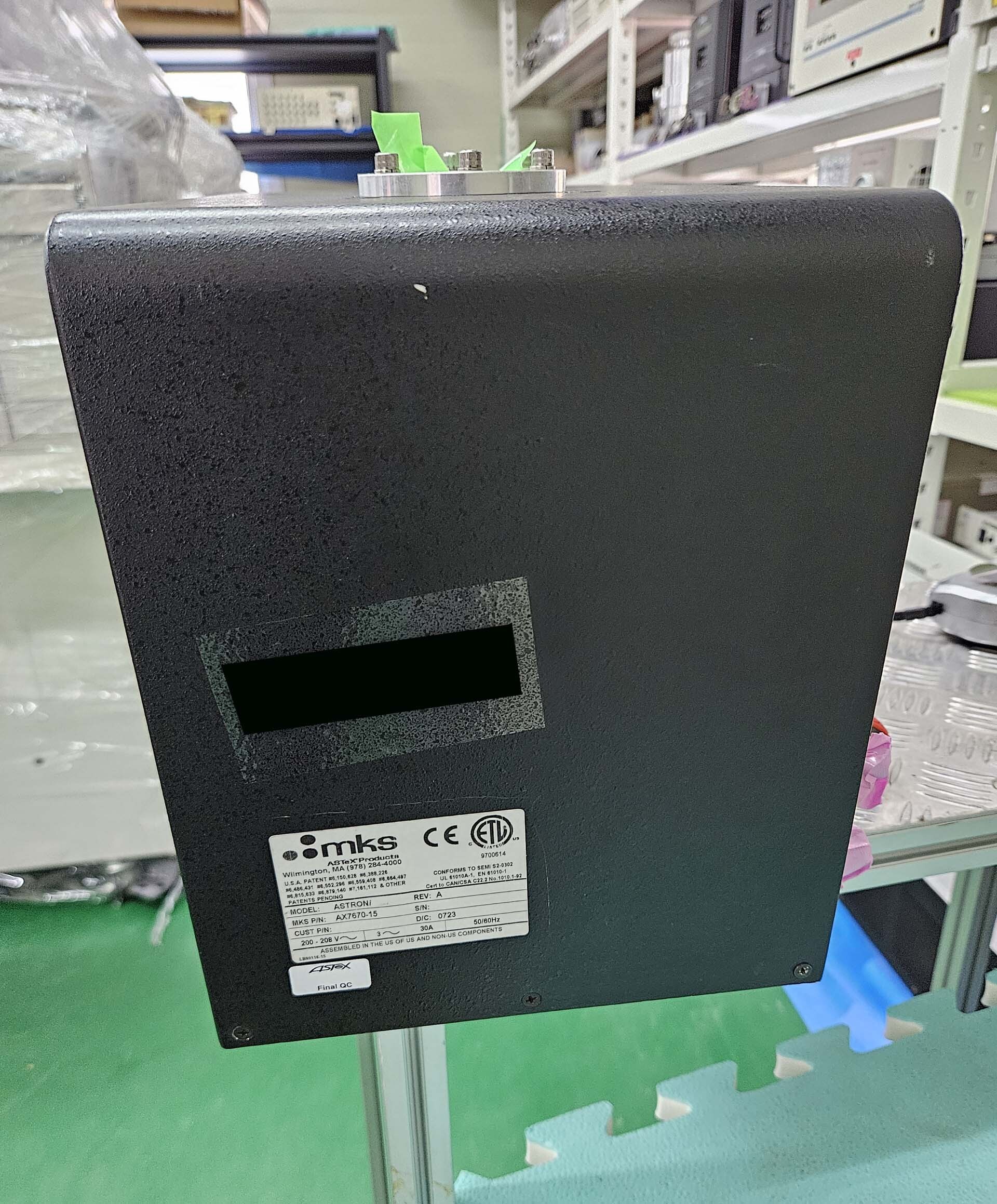 Photo Used MKS AX 7670 For Sale