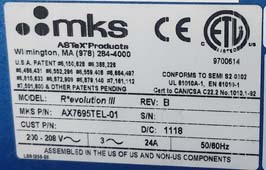 圖為 已使用的 MKS R*evolution III 待售