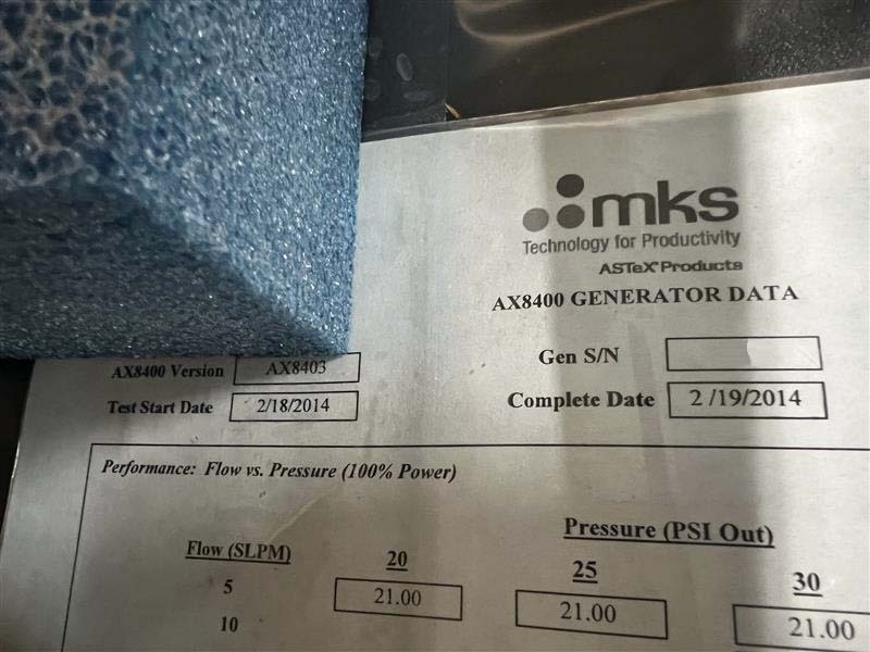 Photo Utilisé MKS AX 8403 À vendre