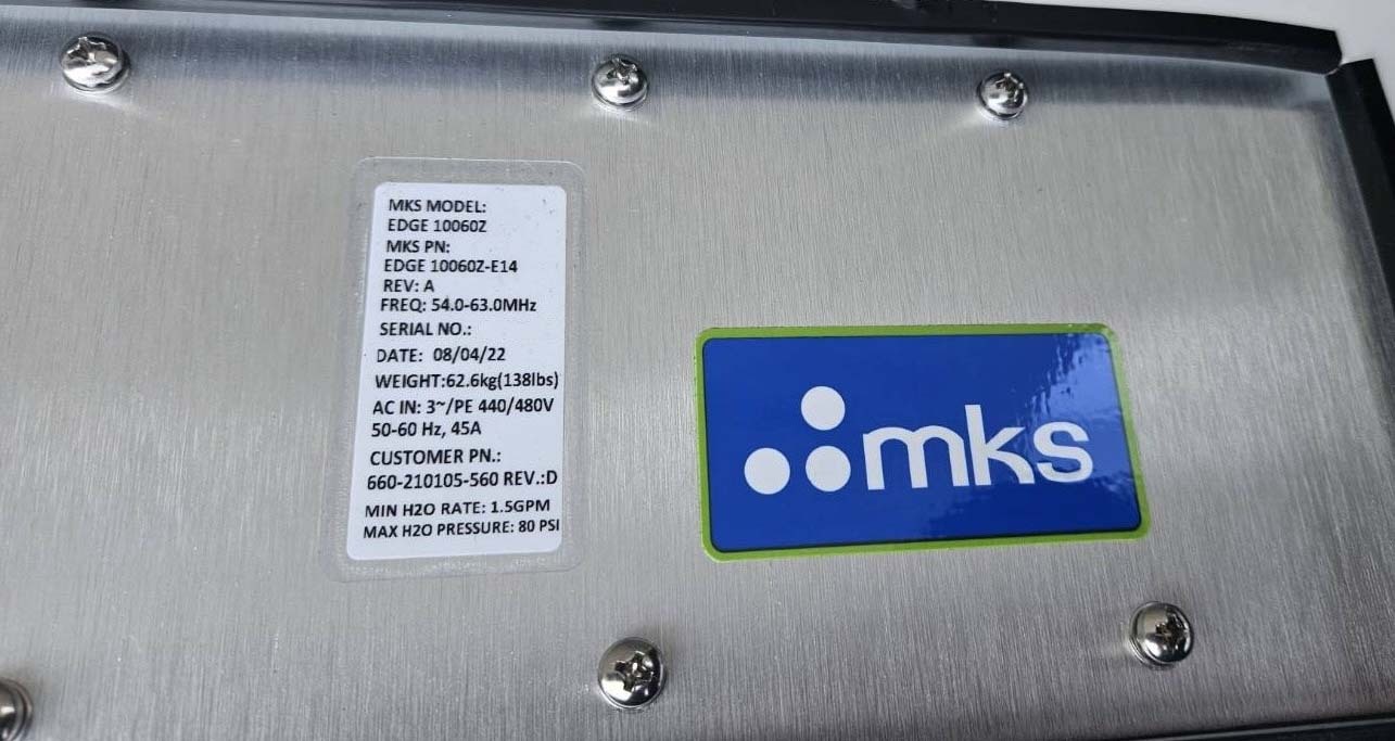 图为 已使用的 MKS EDGE 10060Z 待售
