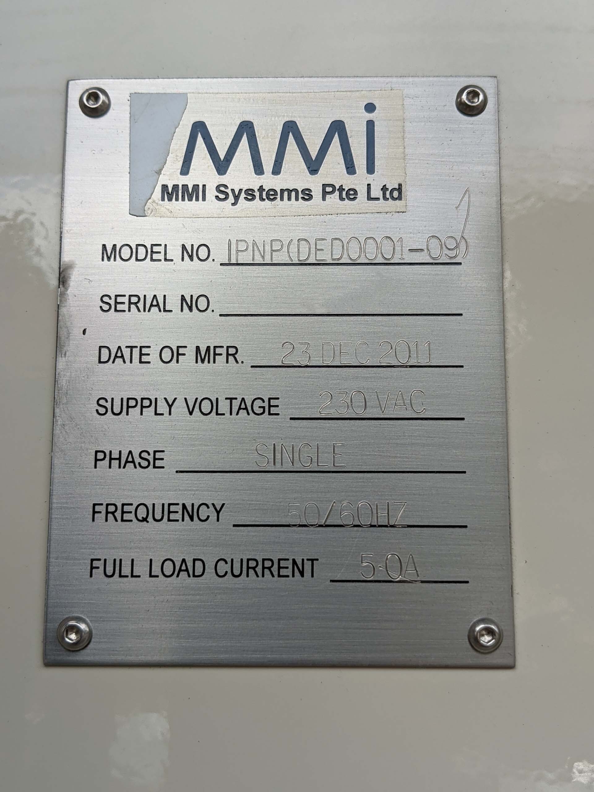 フォト（写真） 使用される MMI SYSTEM IPNP (DED0001-09) 販売のために