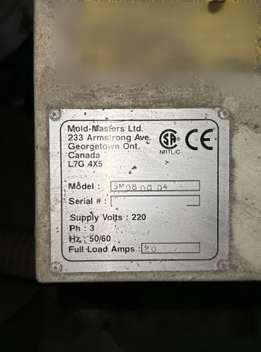 Foto Verwendet MOLD-MASTER SM0800-04 Zum Verkauf