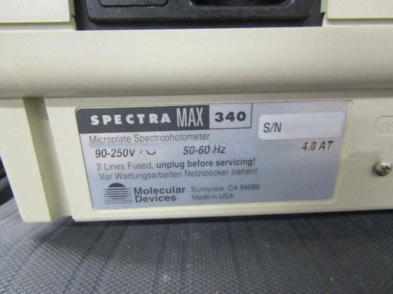 Photo Utilisé MOLECULAR DEVICES SpectraMax 340PC 384 À vendre