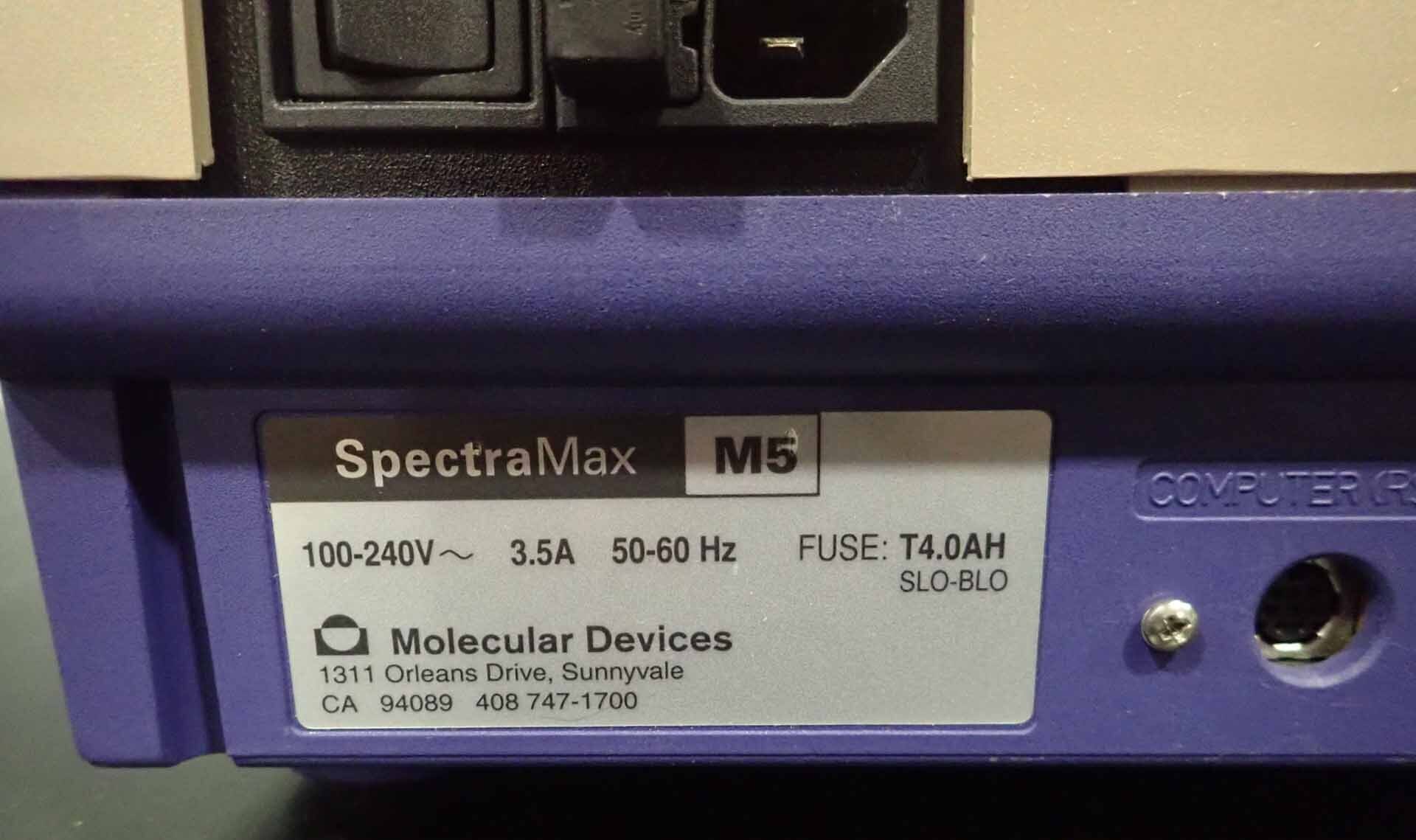 사진 사용됨 MOLECULAR DEVICES SpectraMax M5 판매용