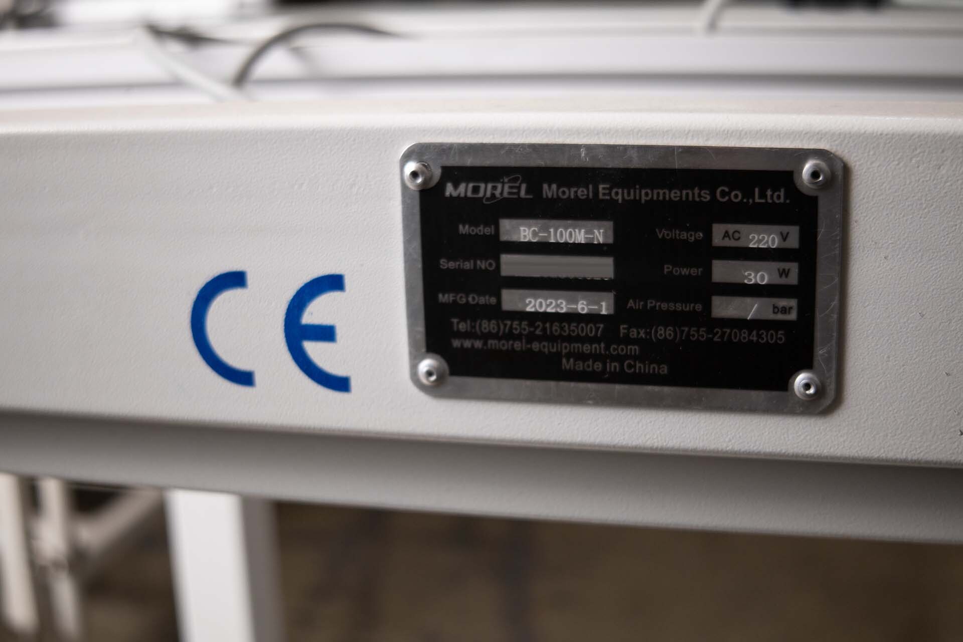 圖為 已使用的 MOREL BC-100M-N 待售