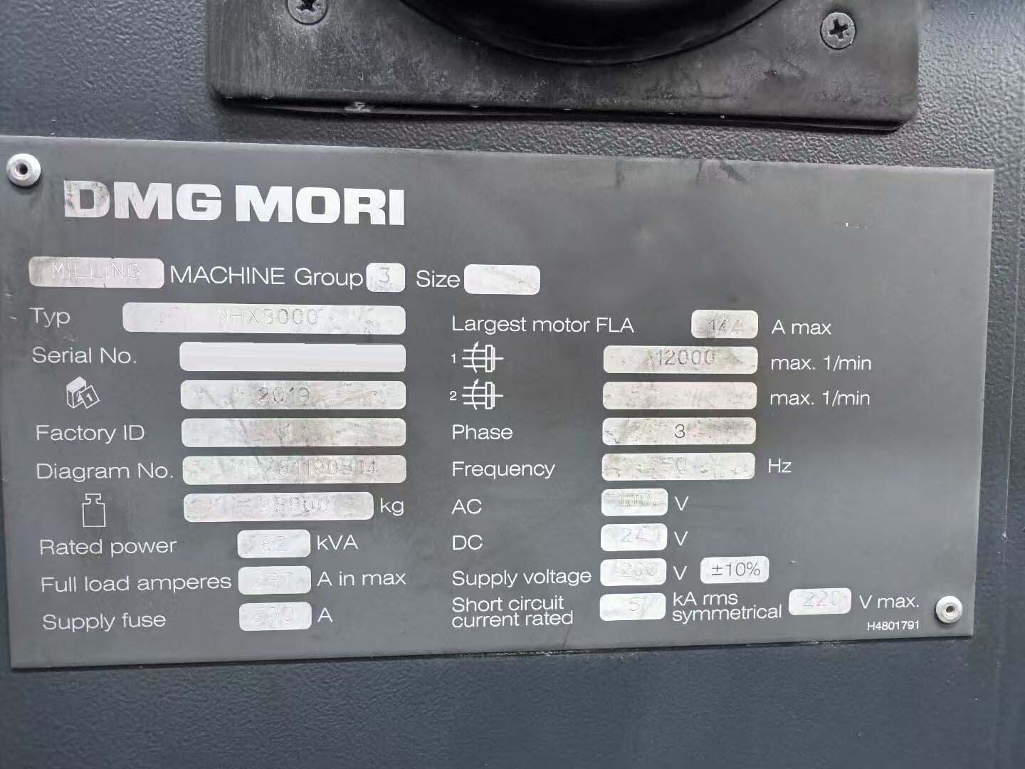 フォト（写真） 使用される MORI SEIKI NHX-8000 販売のために