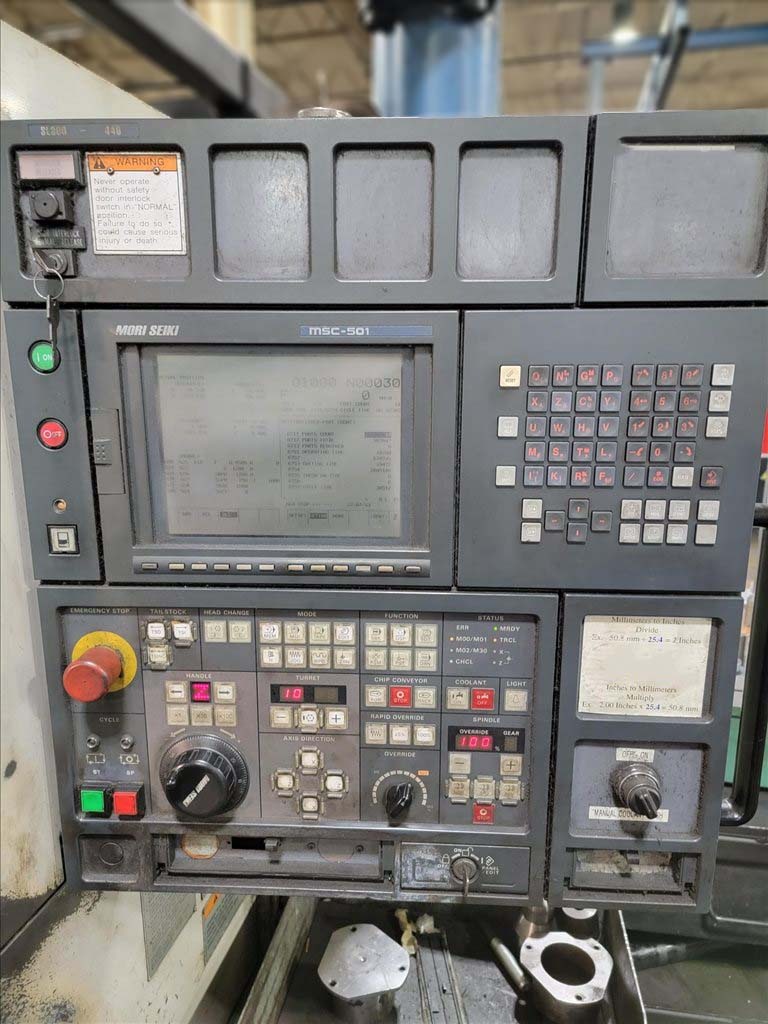 Foto Verwendet MORI SEIKI SL-300B / 700 Zum Verkauf